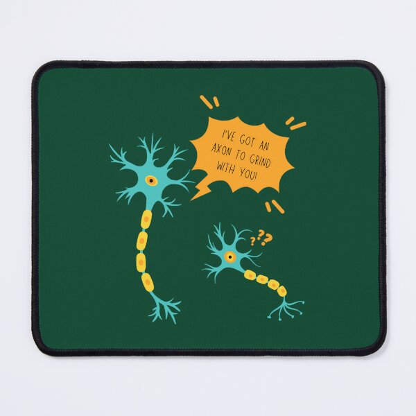 Item preview, An Axon to Grind Neuron Neuroscience Puns Funny Science JokesClassic designed and sold by WaldemarSh212.