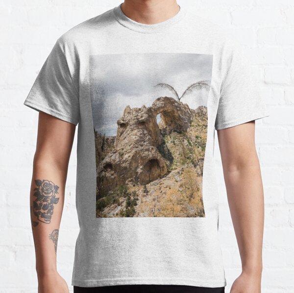 Dragon Rocks fantasy rocky landscape Classic T-Shirt