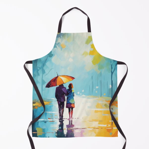 Item preview, Romantic Fall Walk In The Rain designed and sold by Imaginaria Inkworks.