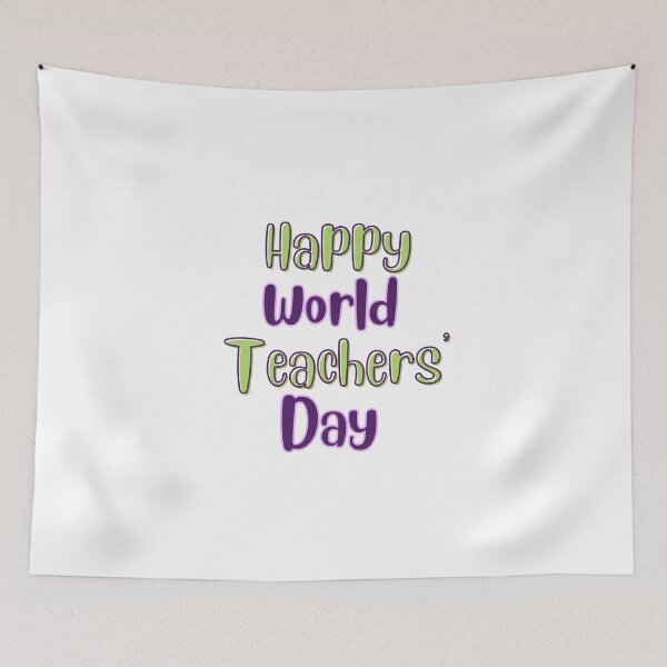 Item preview, Happy World Teachers' Day designed and sold by teacherpeiyuan.