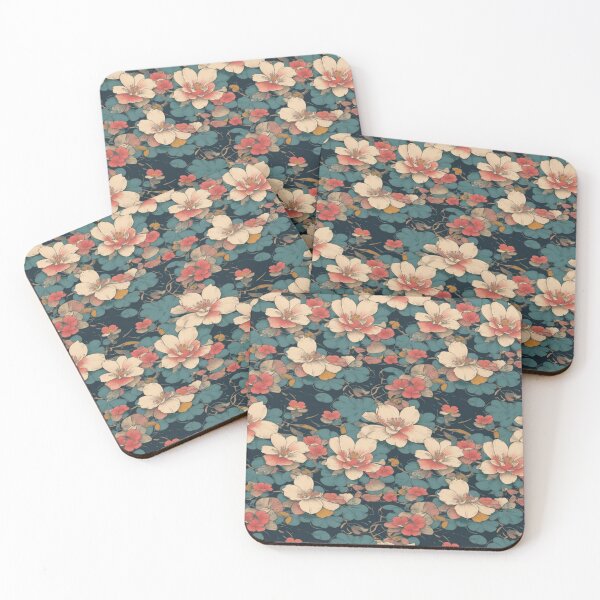Item preview, Oriental flowers 36 designed and sold by DoodleLandShop.