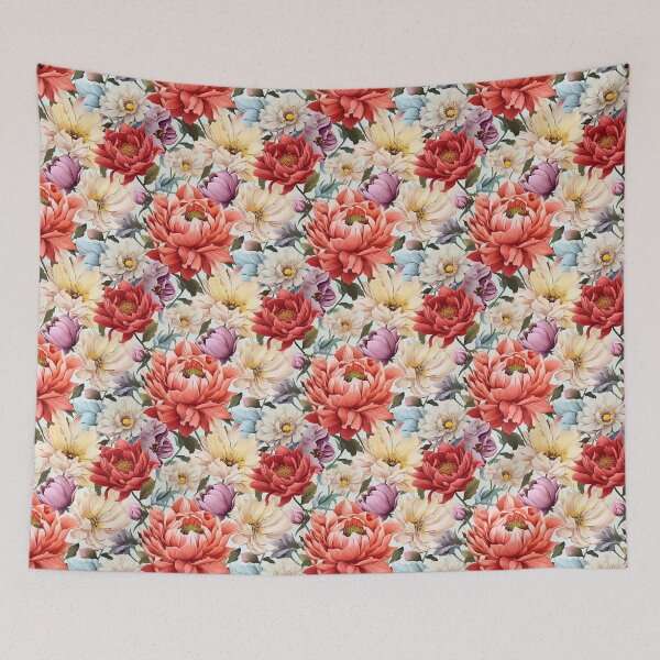 Item preview, Garden of Blooms: Flower Pattern designed and sold by HausCrafted.