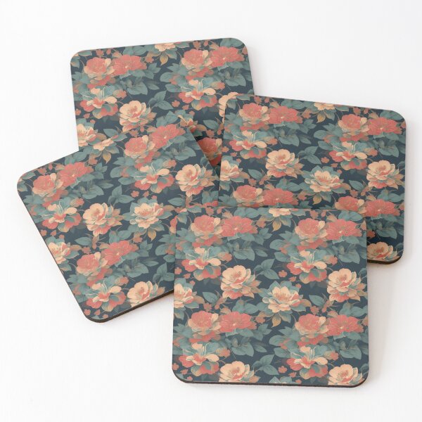 Item preview, Oriental flowers 37 designed and sold by DoodleLandShop.