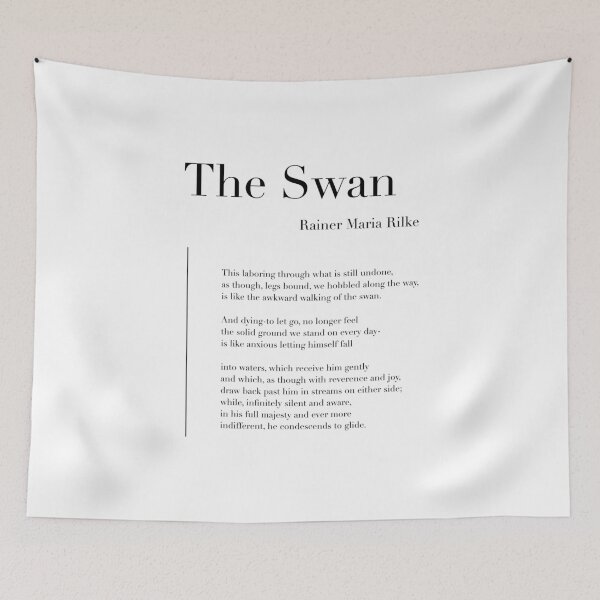 Item preview, The Swan by Rainer Maria Rilke designed and sold by wisemagpie.