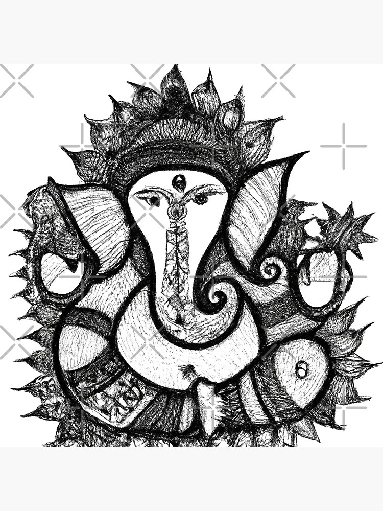Auspicious Ganesha Sketch