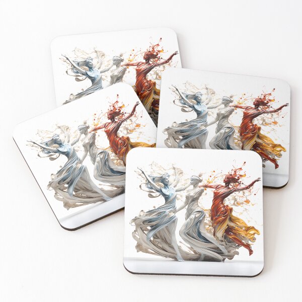 Item preview, Colourful Abstract Art Female Dancers designed and sold by PioneerX1.