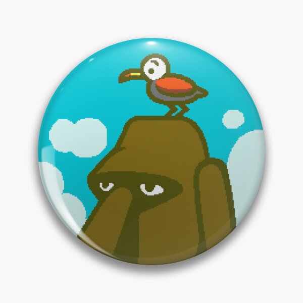 Moai Emoji Pin for Sale by tutorvein