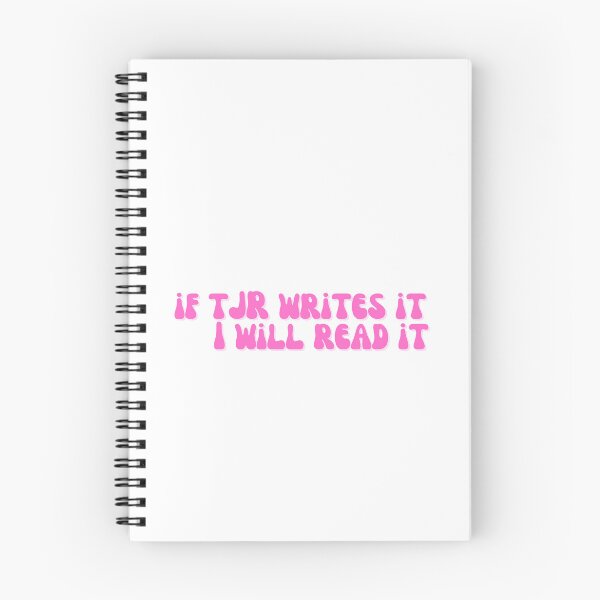 Item preview, if TJR writes it, I will read it (pink) designed and sold by MMMdesigns97.