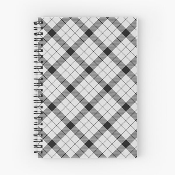Item preview, Clan MacFarlane Black and White Tartan Rotated designed and sold by sifis.