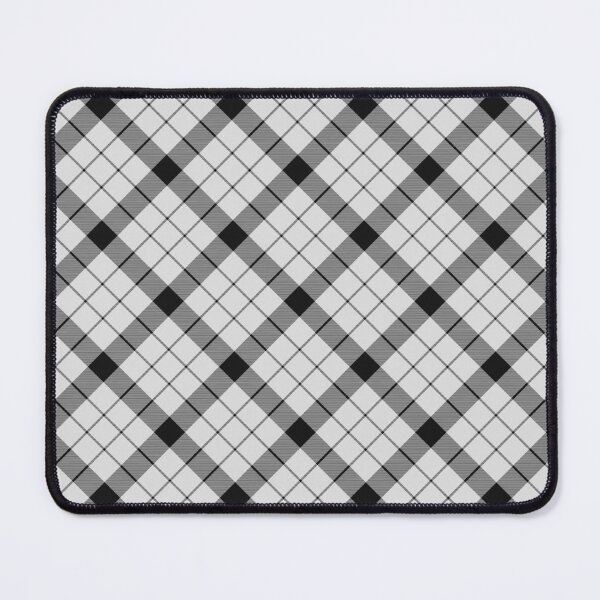 Item preview, Clan MacFarlane Black and White Tartan Rotated designed and sold by sifis.