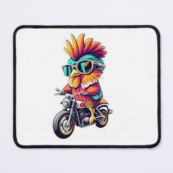 Item preview, Cool Punk Rooster Rider designed and sold by HanaiPrint.