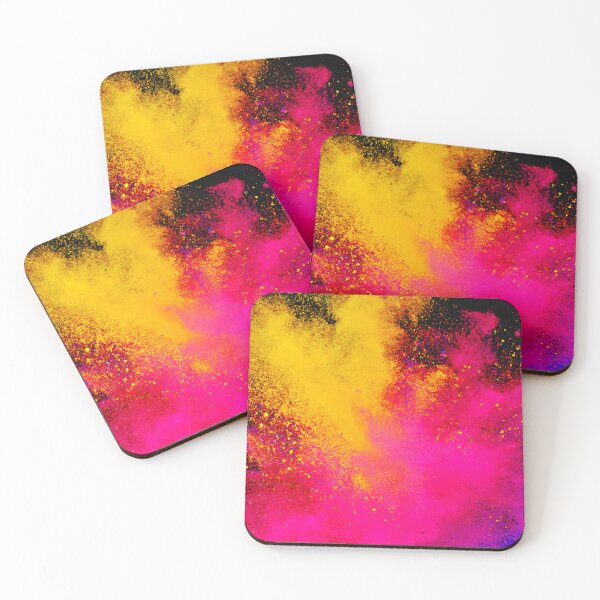 Item preview, Neon Powder Burst Art designed and sold by Health And Fitness Posts e-Store.