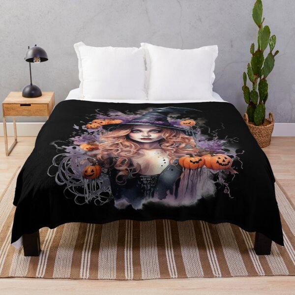 Item preview, Beautiful Witch Halloween Witch Watercolor Style designed and sold by AnnaMDesign.