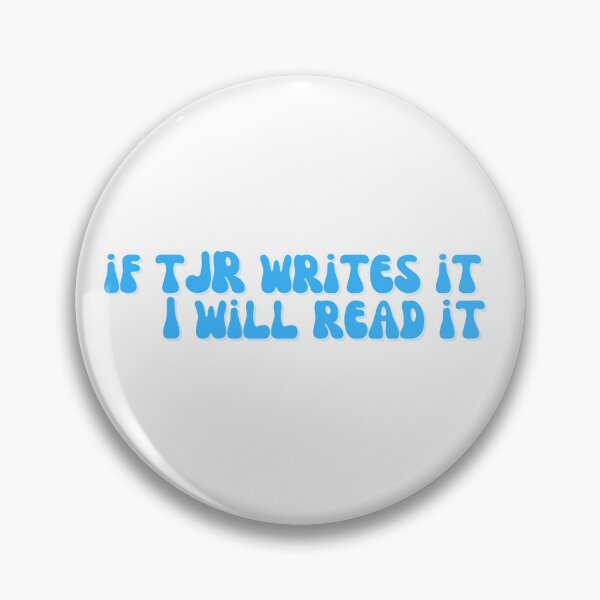 Item preview, if TJR writes it, I will read it (blue) designed and sold by MMMdesigns97.