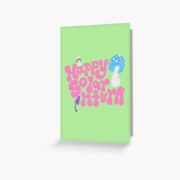 Item preview, Happy Magical Solar Return | lettering  designed and sold by isamii.