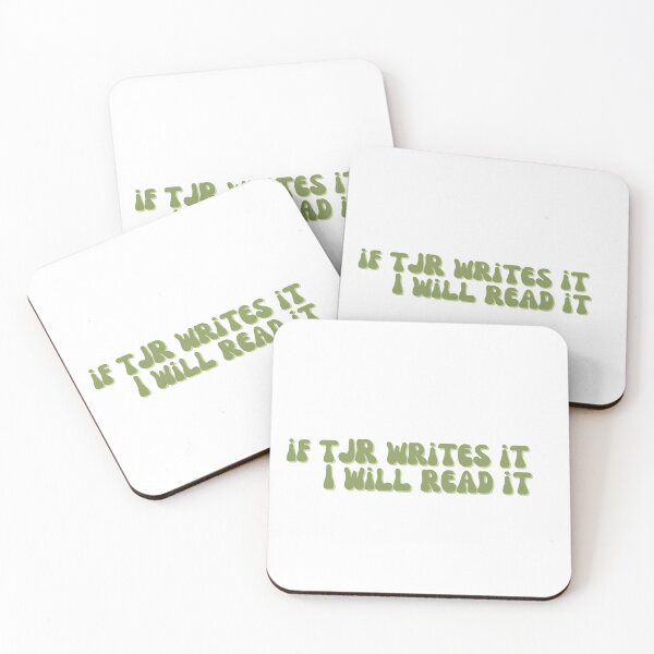 Item preview, if TJR writes it, I will read it (green) designed and sold by MMMdesigns97.
