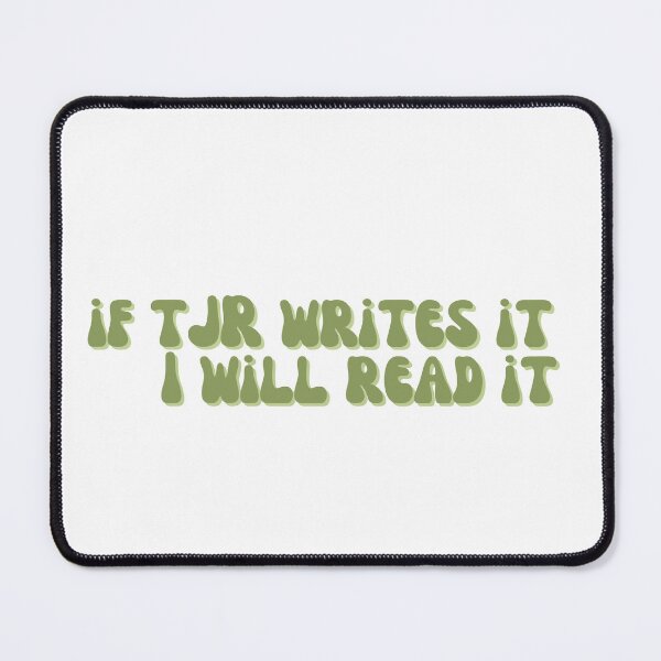 Item preview, if TJR writes it, I will read it (green) designed and sold by MMMdesigns97.