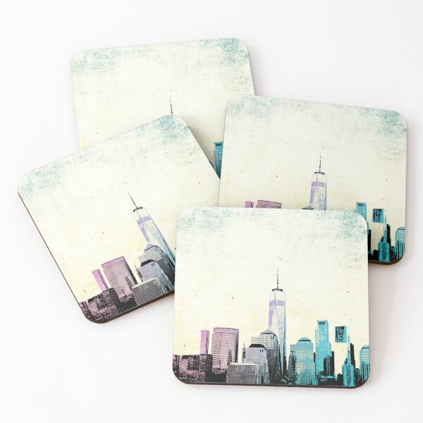 Item preview, Lower Manhattan (Watercolor) designed and sold by goldstreet.