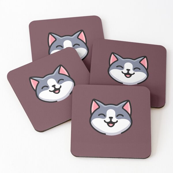Item preview, Grey Cat | blackberry background designed and sold by CatMimiApp.