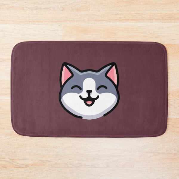 Item preview, Grey Cat | blackberry background designed and sold by CatMimiApp.