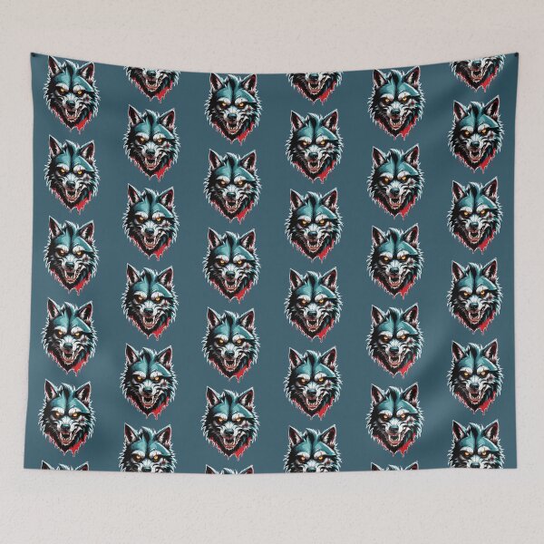 Item preview, scary wolf designed and sold by SketchysDESIGNS.
