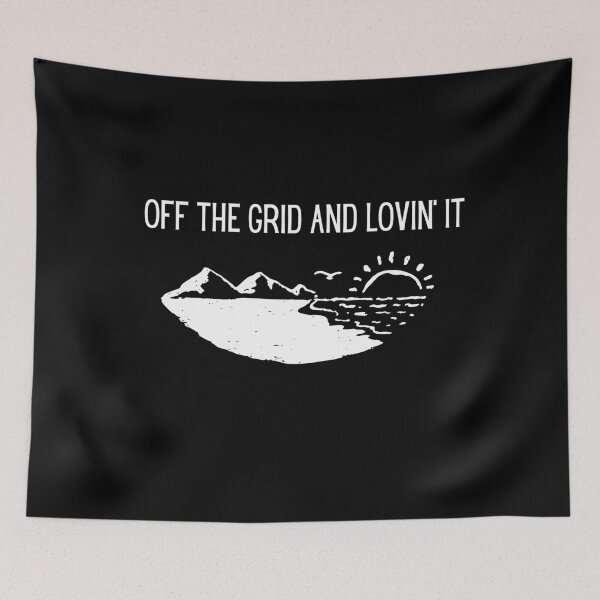 Item preview, Off the Grid and Lovin' It designed and sold by vaggleTown.