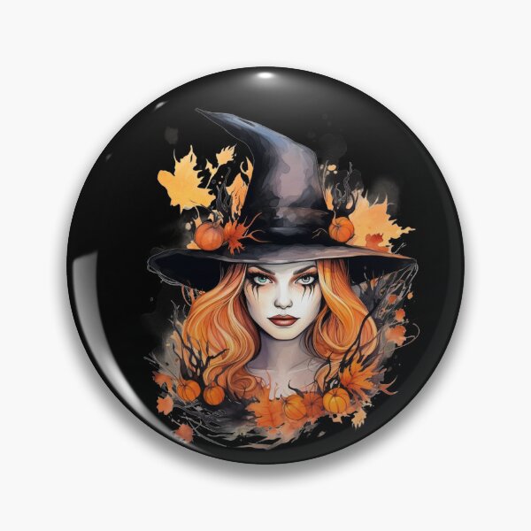 Artikelvorschau, Wunderschöner Hexen-Halloween-Hexen-Aquarell-Stil entworfen und verkauft von AnnaMDesign.