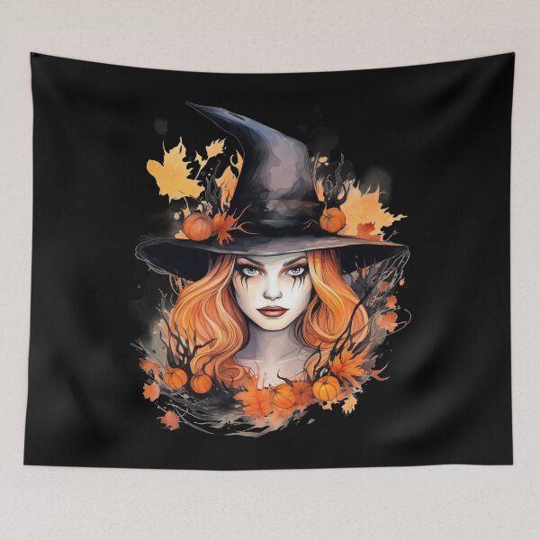 Item preview, Beautiful Witch Halloween Witch Watercolor Style designed and sold by AnnaMDesign.