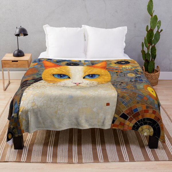 Item preview, Gustav Klimt Cat Style designed and sold by Yana Grech.