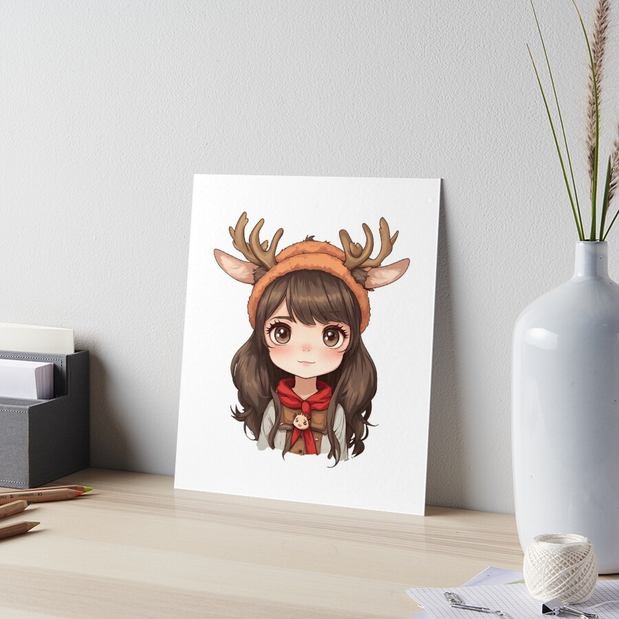 Anime Christmas Furry Reindeer
