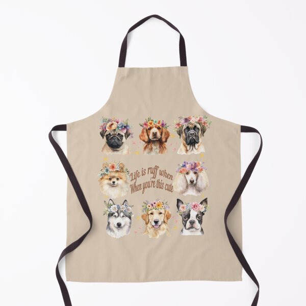 Item preview, Cute dogs with floral crowns designed and sold by NolineXpression.