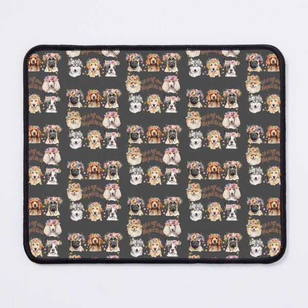 Item preview, Cute dogs with floral crowns designed and sold by NolineXpression.