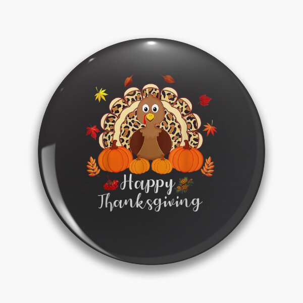 Item preview, Happy Thanksgiving Turkey Leopard Print Pumpkin Fall Autumn designed and sold by William Parker.