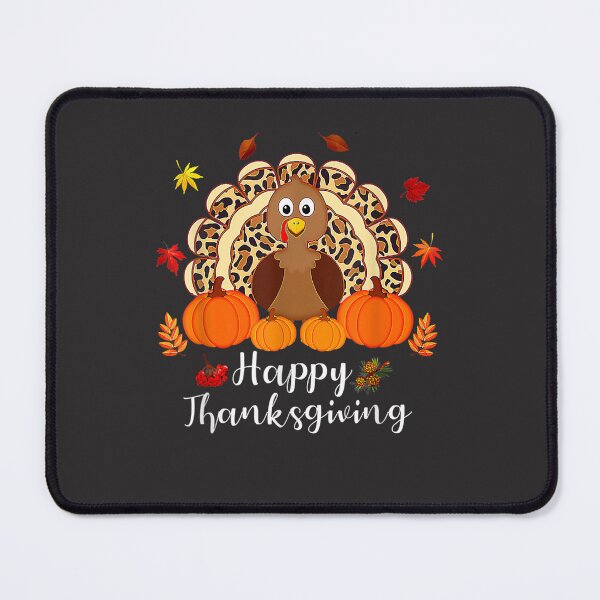 Item preview, Happy Thanksgiving Turkey Leopard Print Pumpkin Fall Autumn designed and sold by William Parker.