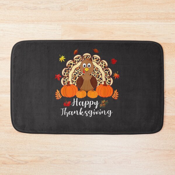 Item preview, Happy Thanksgiving Turkey Leopard Print Pumpkin Fall Autumn designed and sold by William Parker.