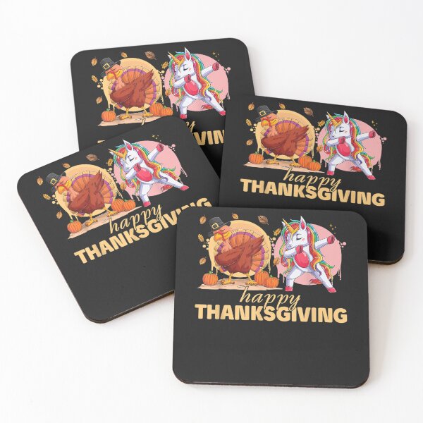 Item preview, Happy Thanksgiving Unicorn Turkey Dabbing Funny Kids designed and sold by William Parker.