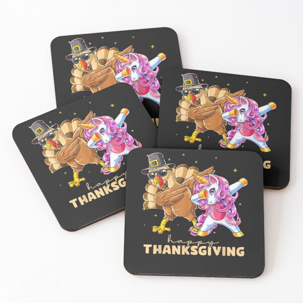 Item preview, Happy Thanksgiving Unicorn Turkey Dabbing Funny Kids designed and sold by William Parker.