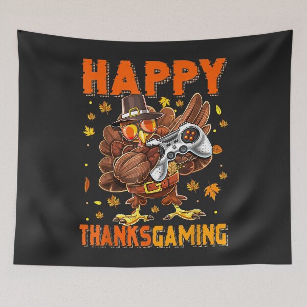 Item preview, Happy Thanksgiving Video Game Dabbing Turkey designed and sold by William Parker.