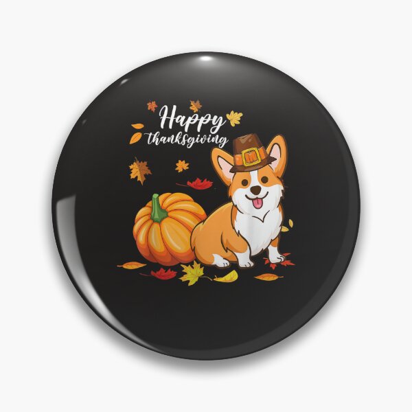 Item preview, Happy Thanksgiving Welsh Corgi Autumn Fall Thanksgiving designed and sold by William Parker.