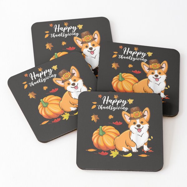 Item preview, Happy Thanksgiving Welsh Corgi Autumn Fall Thanksgiving designed and sold by William Parker.