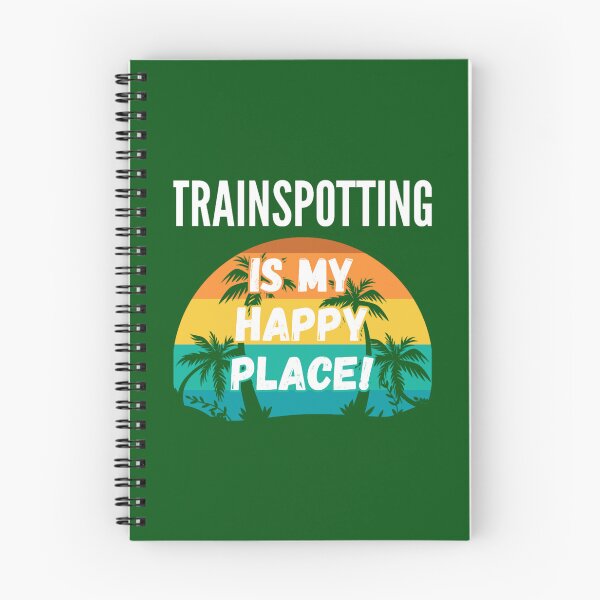 Item preview, Trainspotting Is My Happy Place, Vintage Retro Sunset Design designed and sold by WILLArtCrafts.
