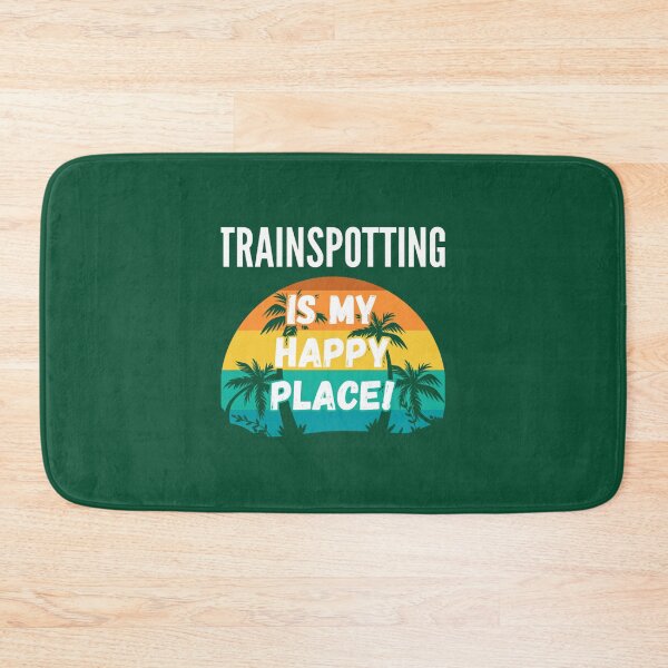 Item preview, Trainspotting Is My Happy Place, Vintage Retro Sunset Design designed and sold by WILLArtCrafts.