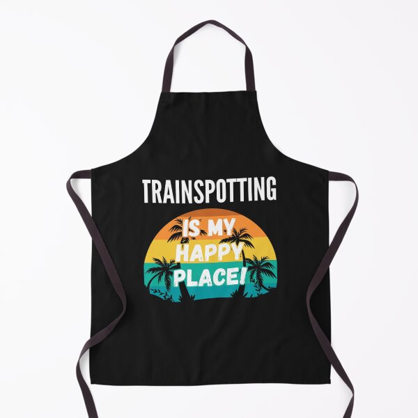 Item preview, Trainspotting Is My Happy Place, Vintage Retro Sunset Design designed and sold by WILLArtCrafts.
