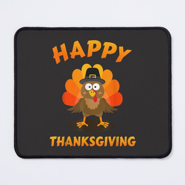 Item preview, Happy thanksgiving with cute turkey for holiday season designed and sold by William Parker.
