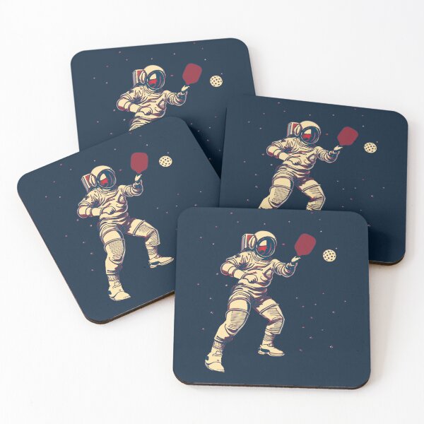 Artikelvorschau, Astronaut spielt Pickleball entworfen und verkauft von TrueArtsStore.