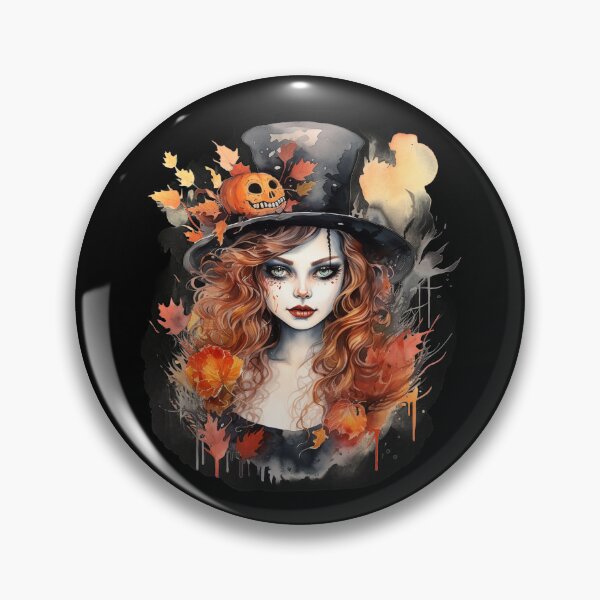 Artikelvorschau, Wunderschöner Hexen-Halloween-Hexen-Aquarell-Stil entworfen und verkauft von AnnaMDesign.