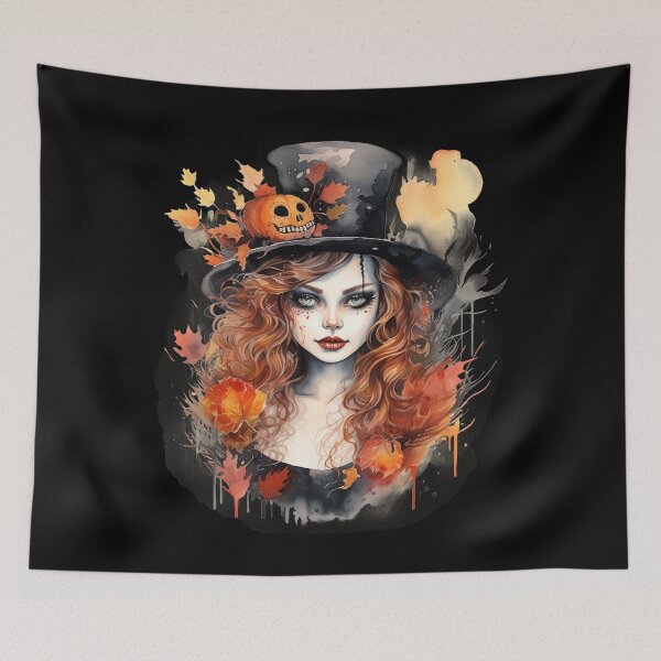 Item preview, Beautiful Witch Halloween Witch Watercolor Style designed and sold by AnnaMDesign.