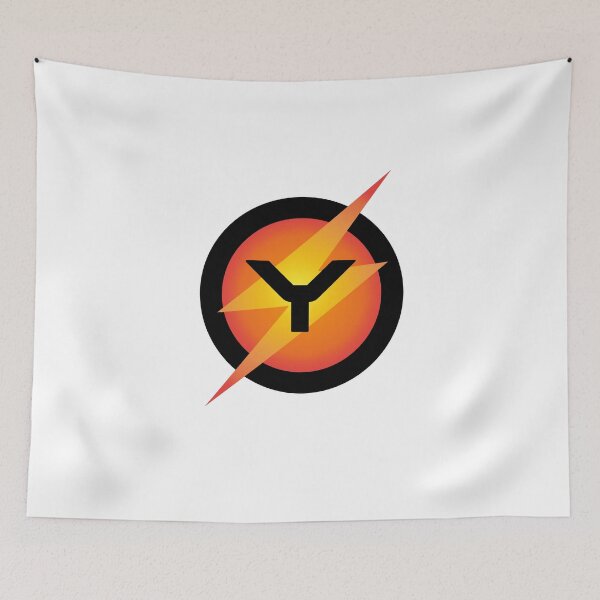 Item preview, Monogram Y Super Hero Lightning Bolt designed and sold by simplymonogram.