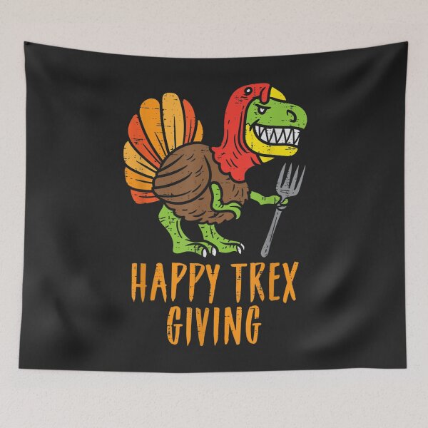 Item preview, Happy Trex Thanksgiving Turkey Dinosaur Toddler Boys Men Kid  designed and sold by William Parker.