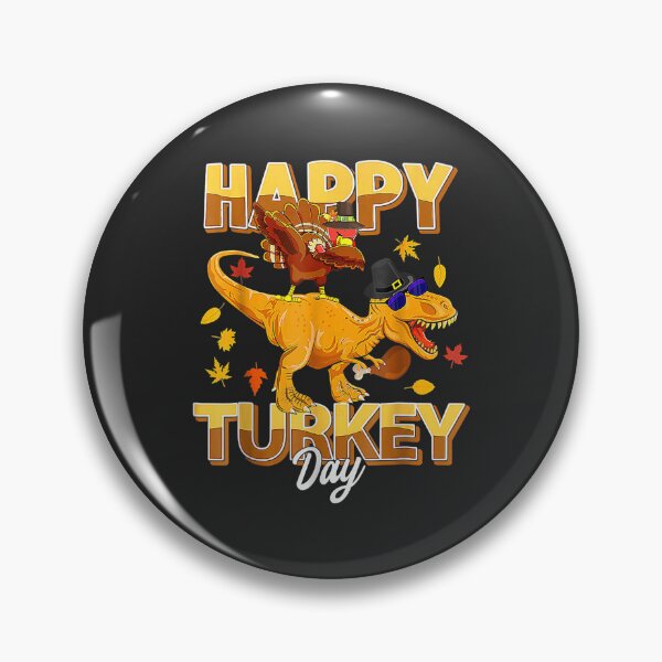 Item preview, Happy Turkey Day Dabbing Turkey Saurus T rex Thanksgiving designed and sold by William Parker.